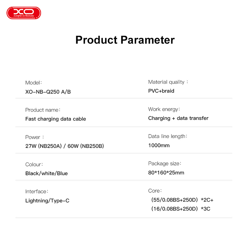 XO-NB-Q250B-Black